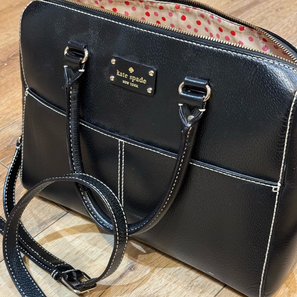 Kate spade black satchel